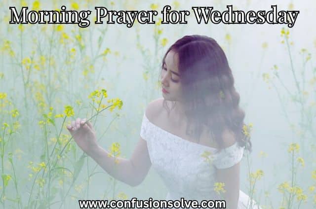Morning Prayer for Wednesday