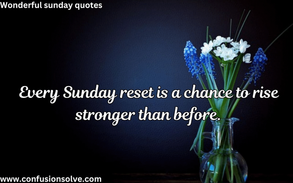 Sunday quotes