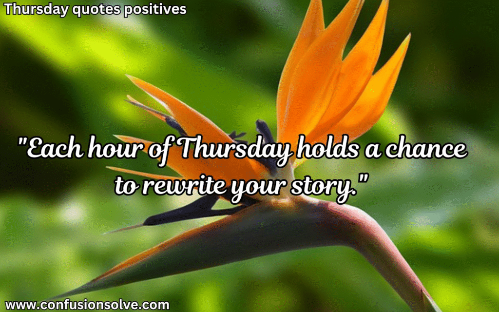 Thursday inspirational quotes
