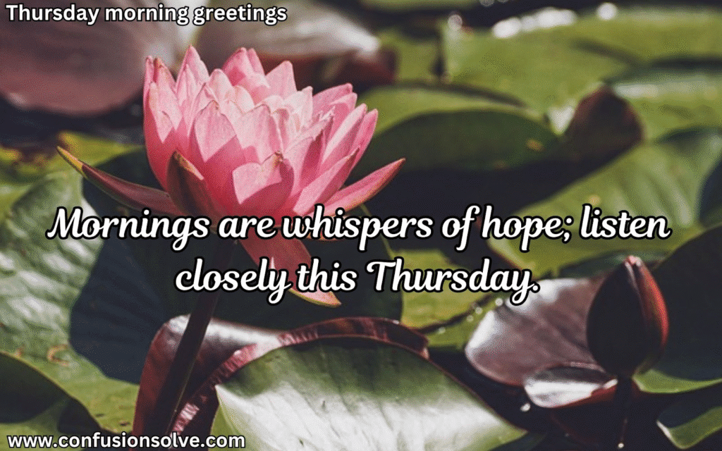 Thursday Morning Quotes