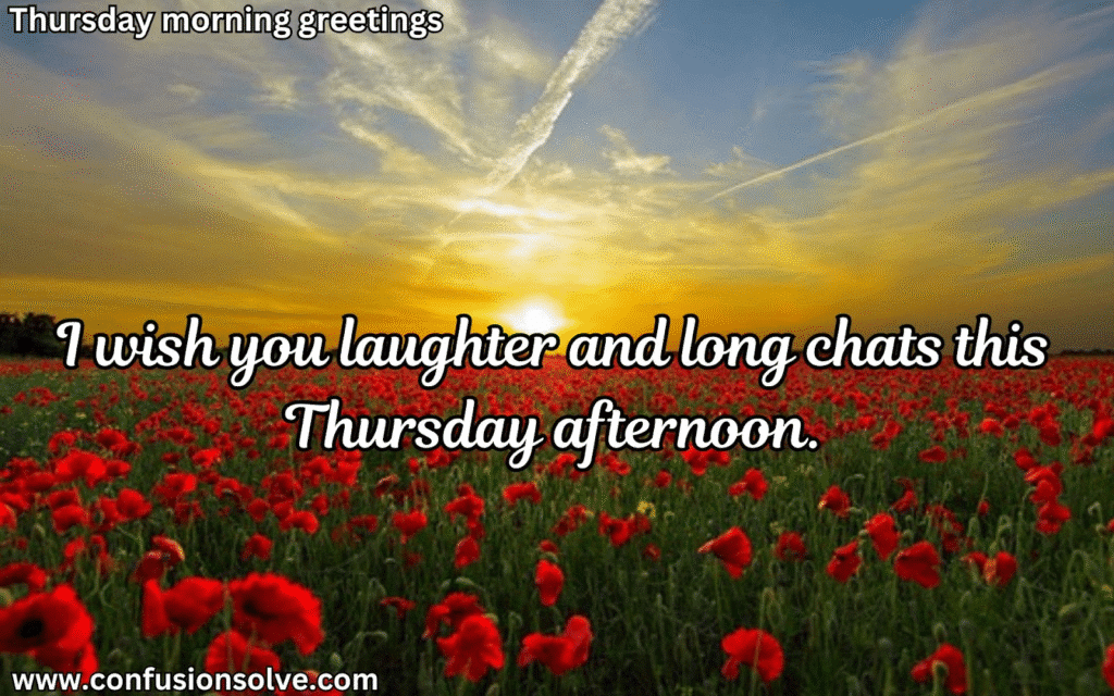 Thursday Friendship Wishes