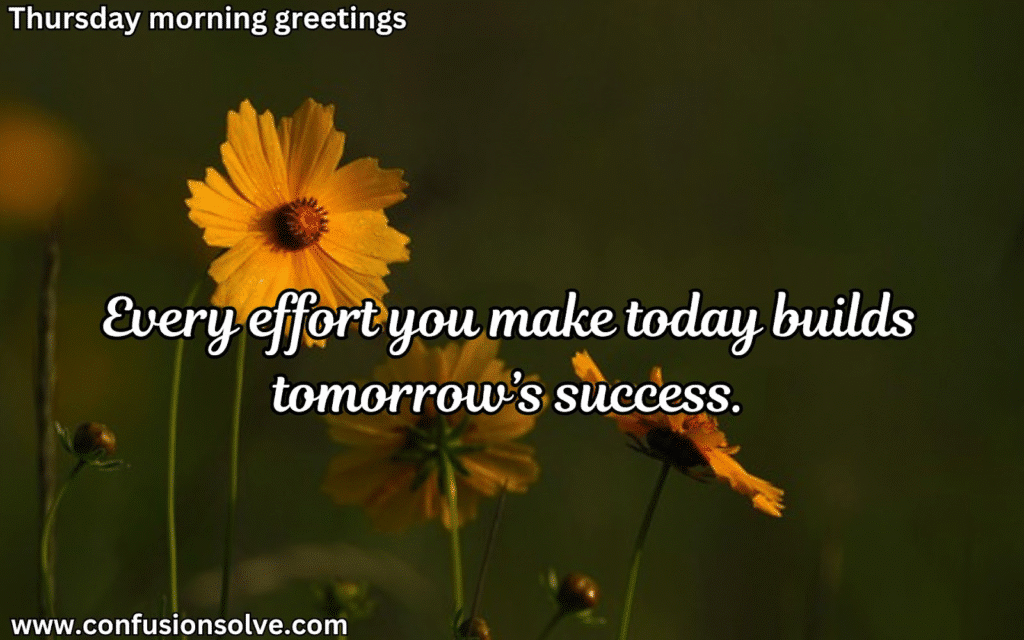 Motivational Thursday Messages