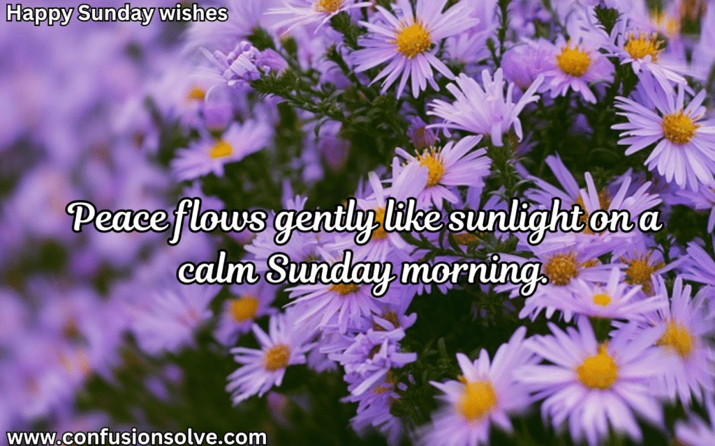 Sunday morning messages