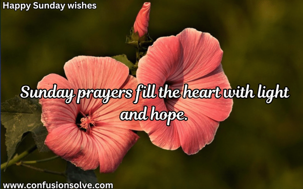 Sunday greetings