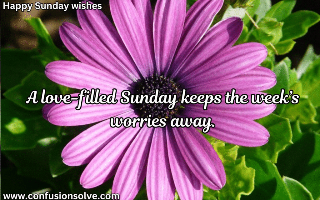 Sunday prayers