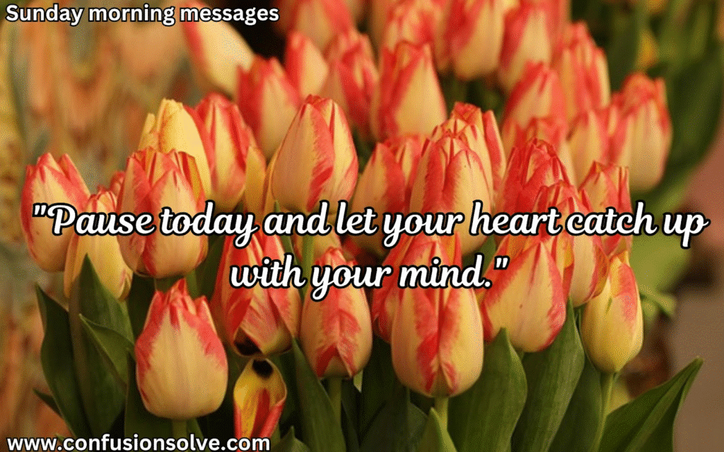 Sunday Prayer Messages