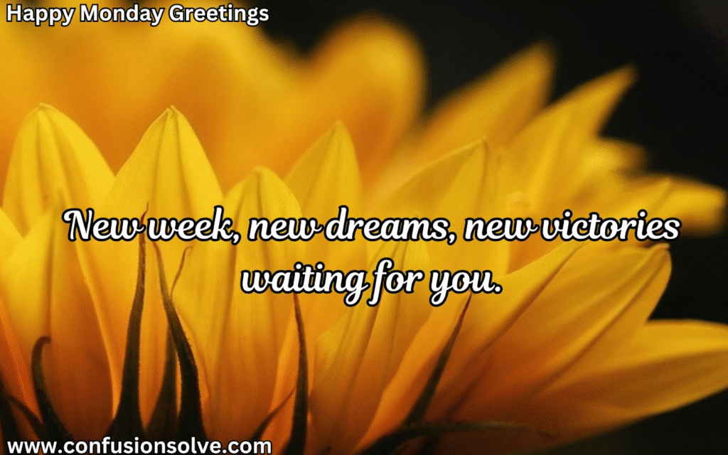 Monday Prayers