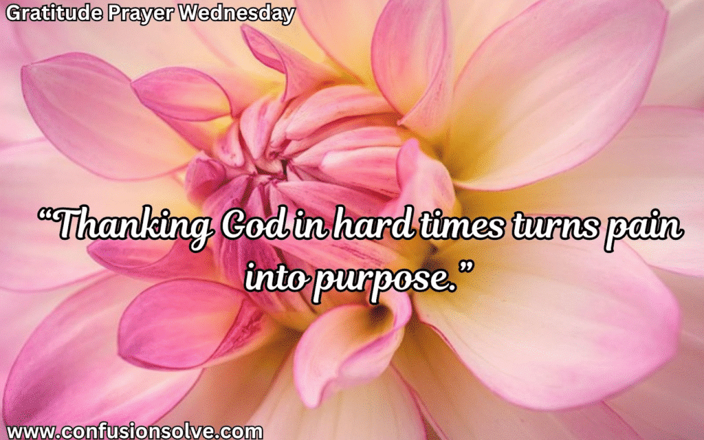 Christian prayers of gratitude