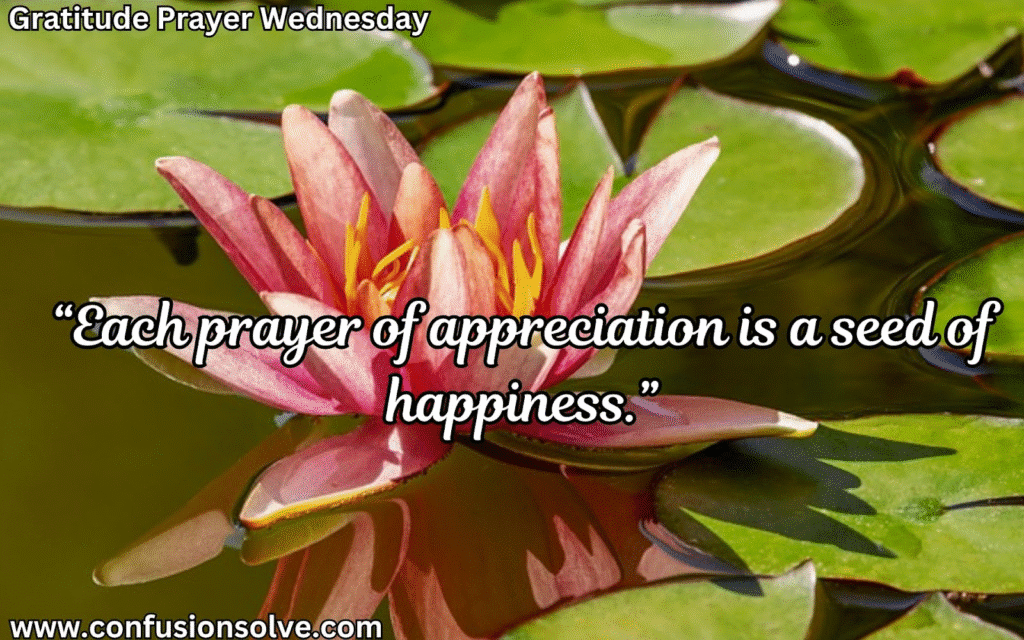 daily gratitude prayer