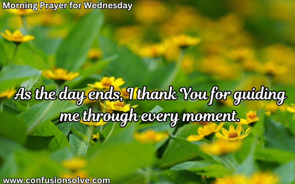 Daily gratitude prayer