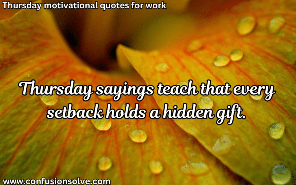 Thursday mindset quotes