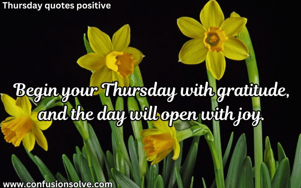 Thursday quotes