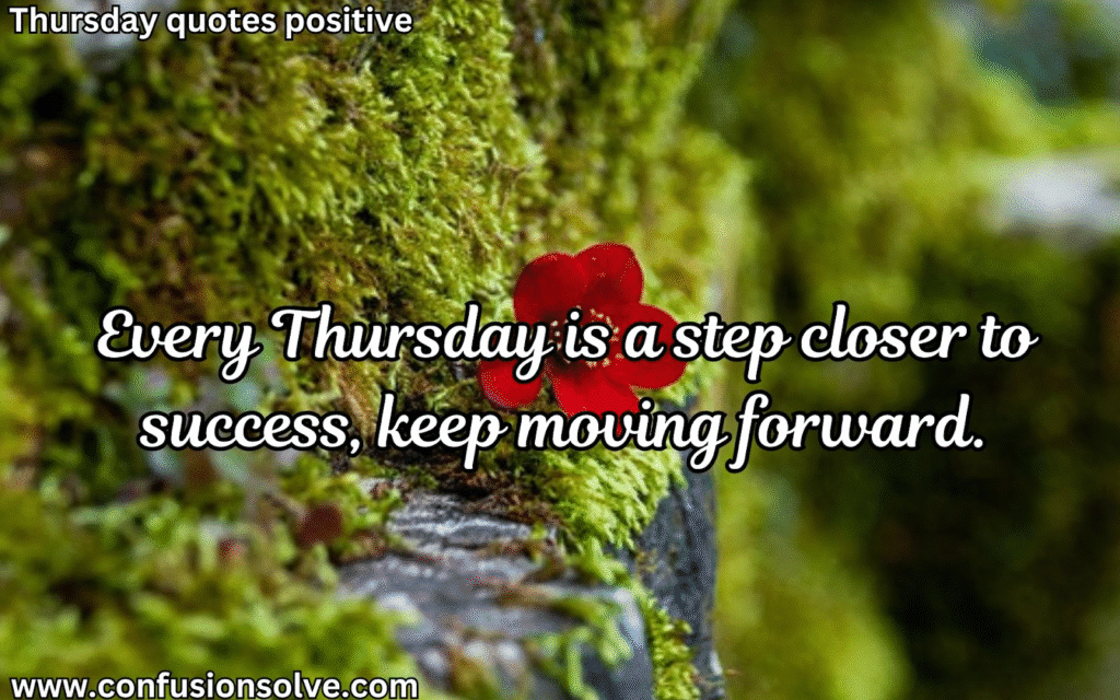 Thursday motivational quotes