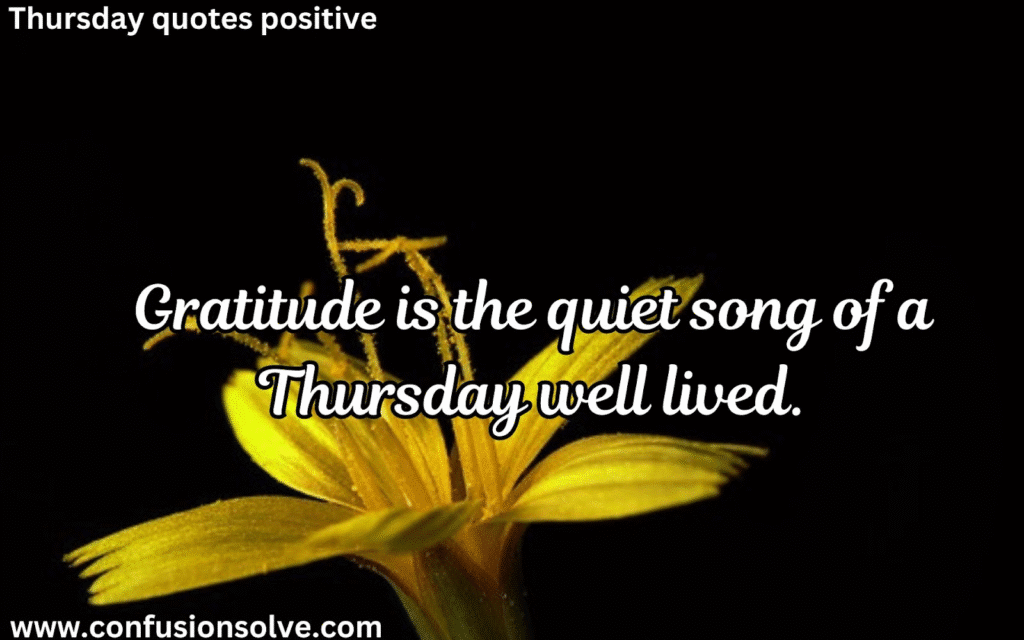 Thursday morning quotes
