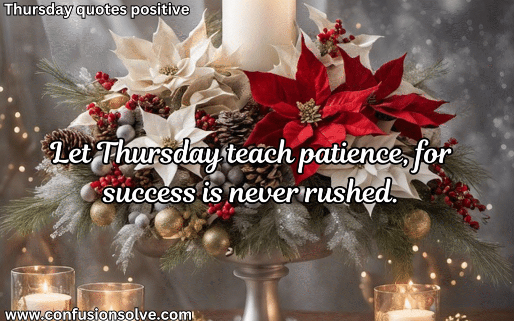 Thursday quotes