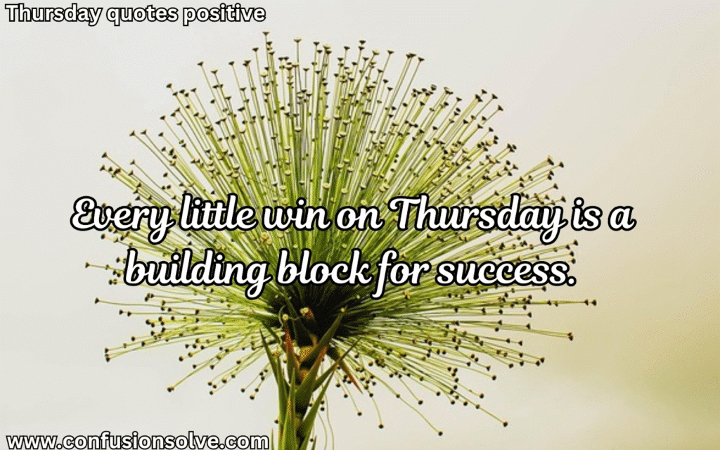 Thursday motivational quotes
