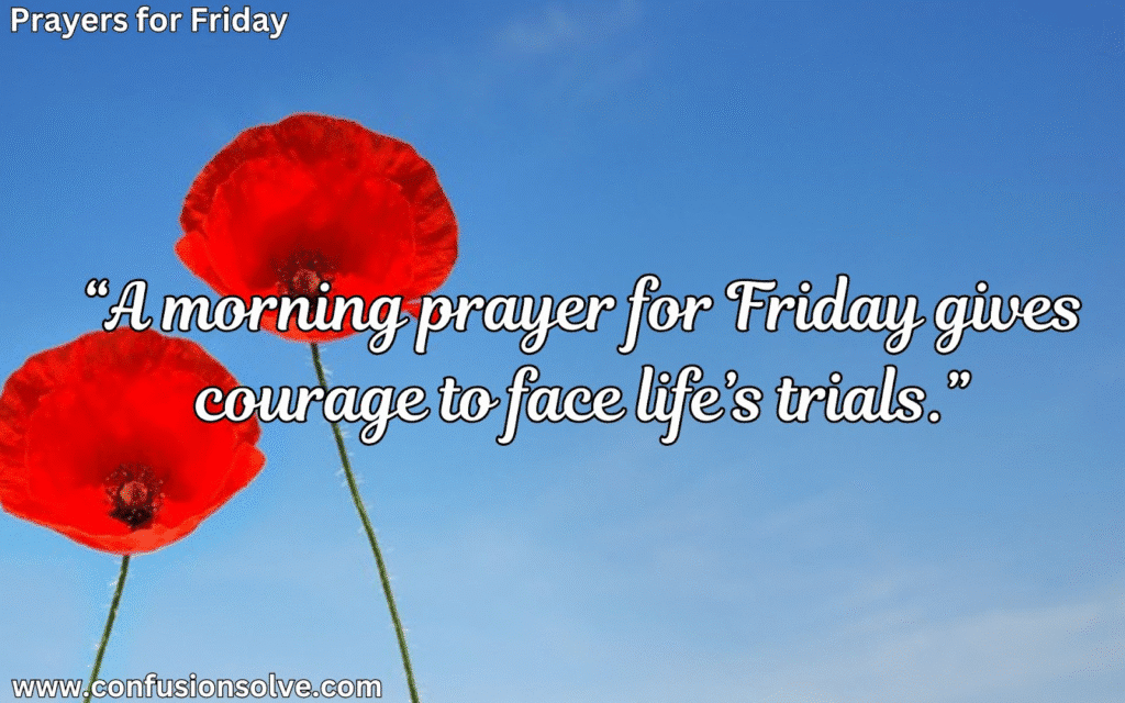Friday morning prayer