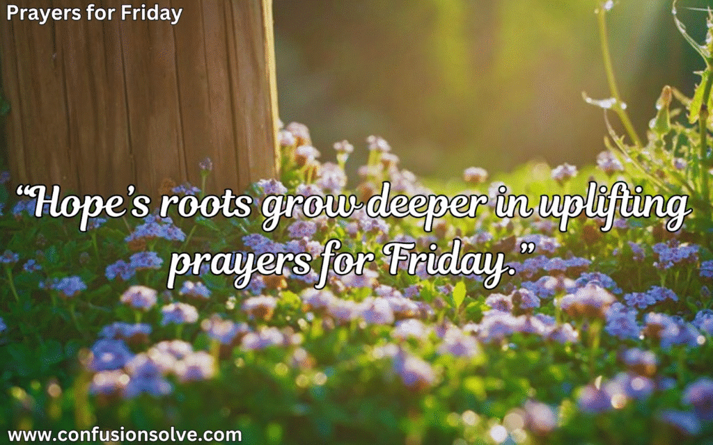 Friday morning prayer