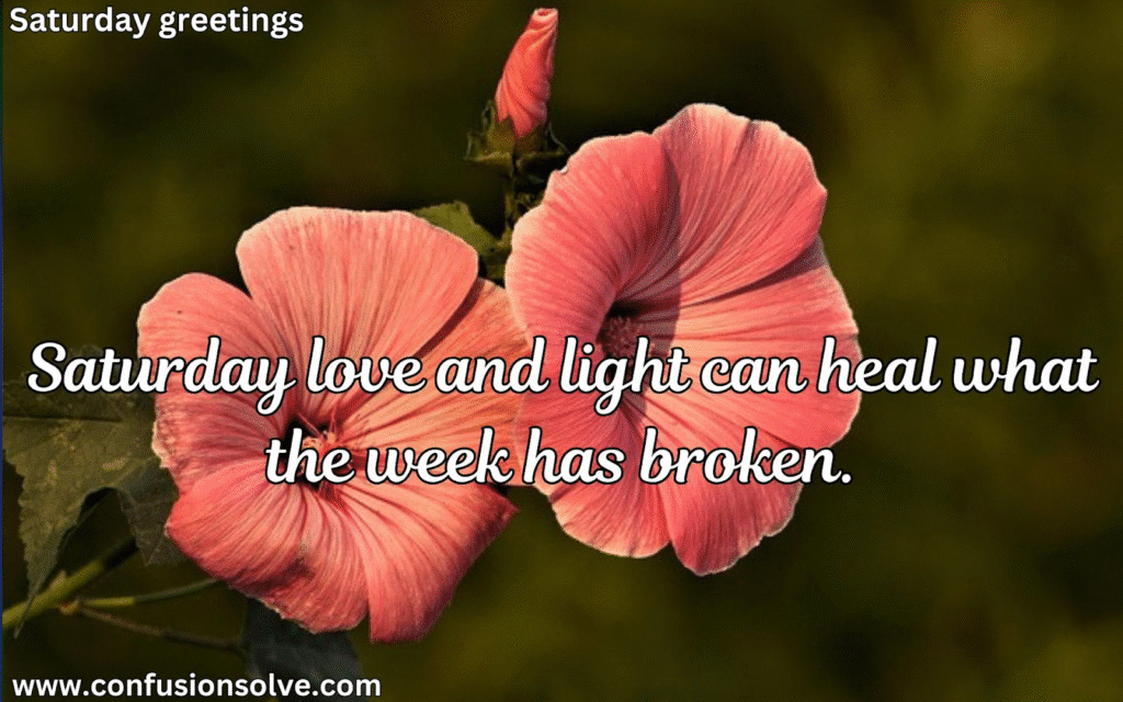 Weekend blessings