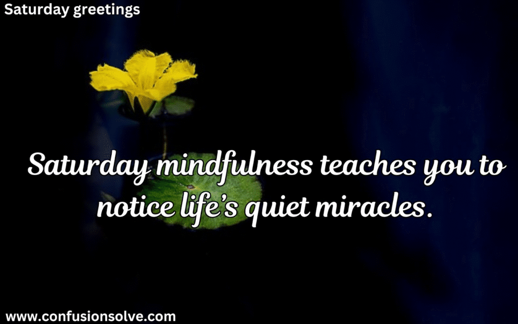 Saturday wishes