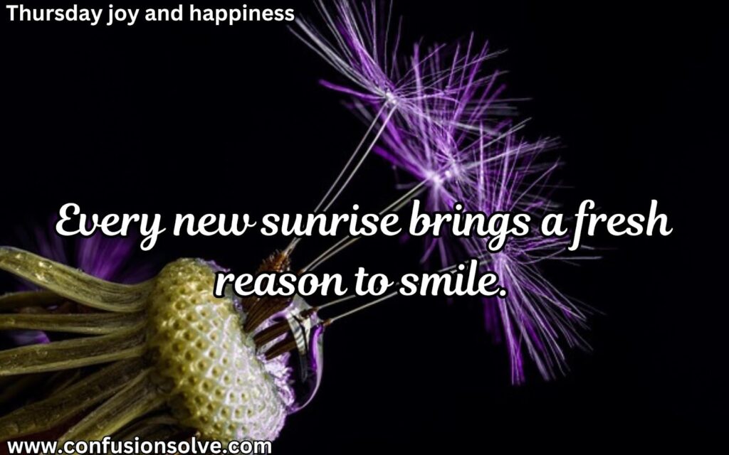 Thursday blessings