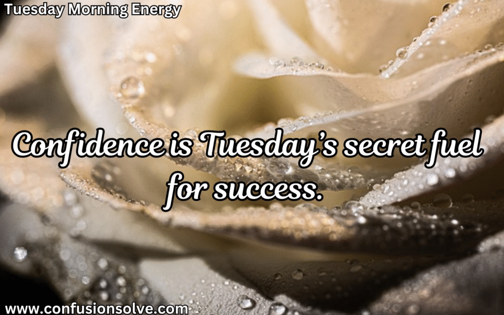 Tuesday morning inspiration