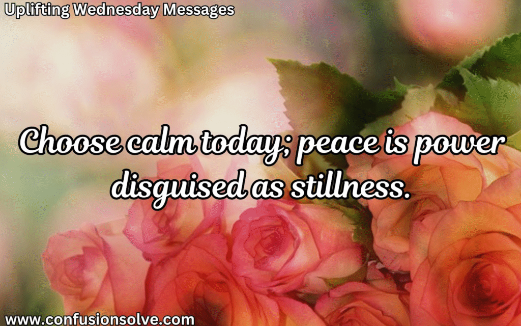 Positive Wednesday messages