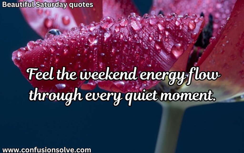 Happy Saturday quotes