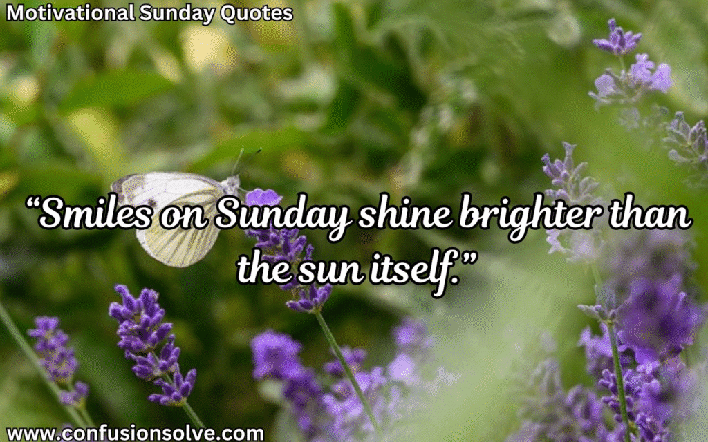 Quotes for Sunday motivation