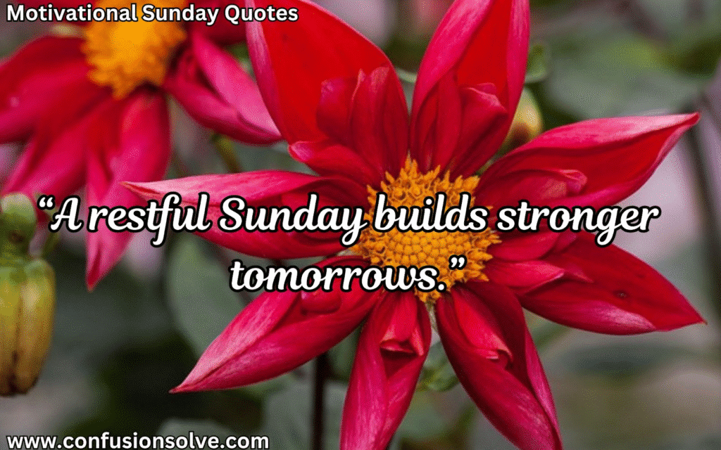 Sunday motivational quotes
