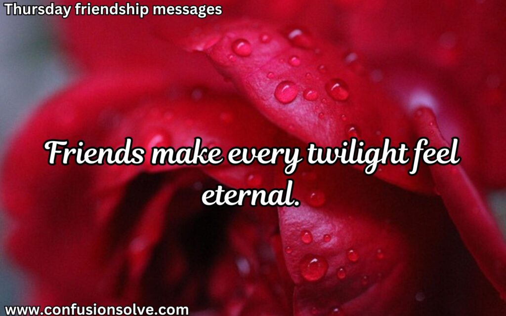 good evening texts for friends